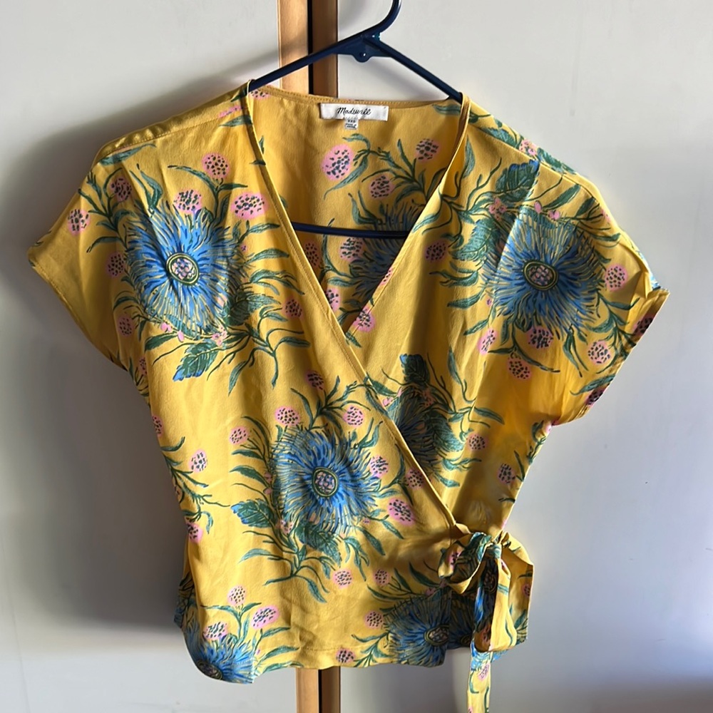 Madewell silk top